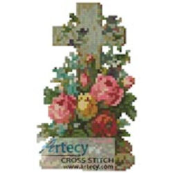 Mini Cross of Flowers 2