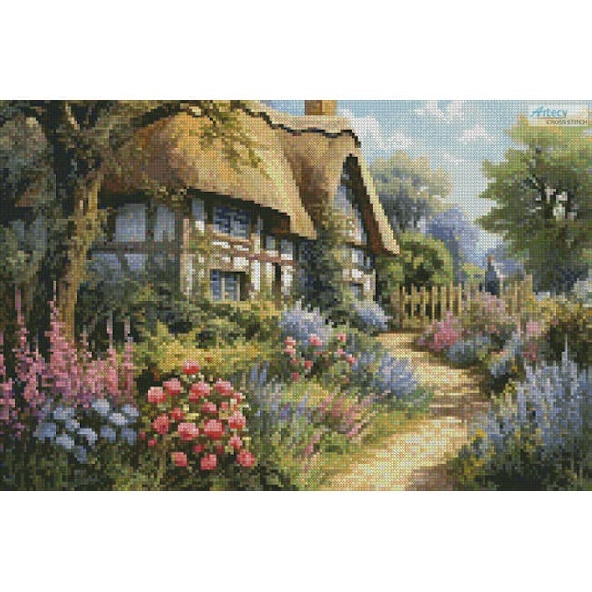 Mini Garden Cottage 1 (T Clarke using Midjourney AI)