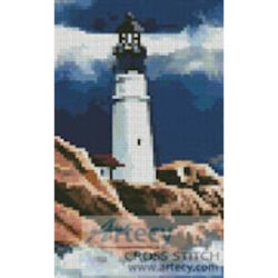 Mini Lighthouse in a Storm (www.liquidlibrary.com)