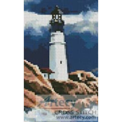 Mini Lighthouse in a Storm (www.liquidlibrary.com)
