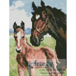 Mini Mare and Foal (http://www.iclipart.com)