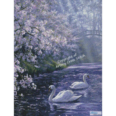 Mini Mute Swans 2 (Beth Hoselton)