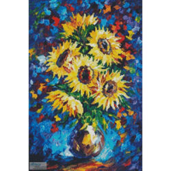 Mini Night Sunflowers (Leonid Afremov)