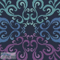 Mini Purple Blue Green Square (Olga Koztrina - Vectorstock)