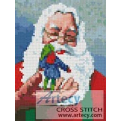 Mini Santa and Elf (www.liquidlibrary.com)