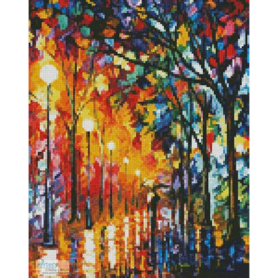 Mini The Stroll under the Rain (Leonid Afremov)