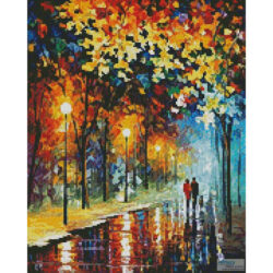 Mini The Warmth of Friends (Leonid Afremov)