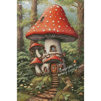 Mini Toadstool House 1 (T Clarke using Midjourney AI)