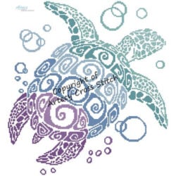 Mini Turtle Silhouette (Kopirin - Vectorstock)