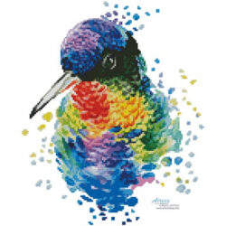 Mini Watercolour Hummingbird (Lena Faenkova)