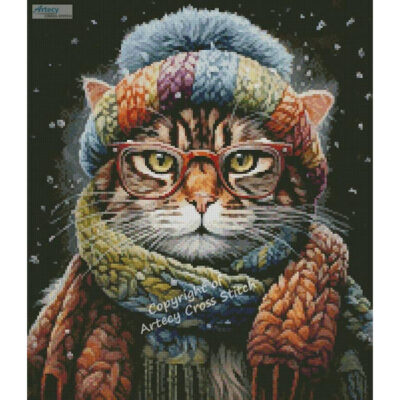 Mini Winter Kitty (T Clarke using Midjourney AI)
