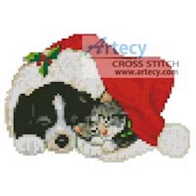 Mini Xmas Cat and Dog
