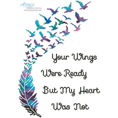 Mini Your Wings (Watercolour) (amourfou - vectorstock)