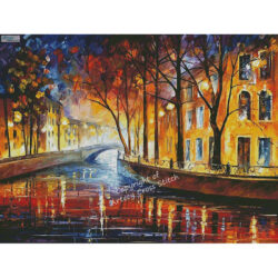 Misty Night Melody (Large) (Leonid Afremov)