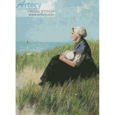 Mother and Child in the Dunes (Art Renewal Centre)