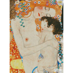 Mother and Child Painting (Large) (Gustav Klimt)