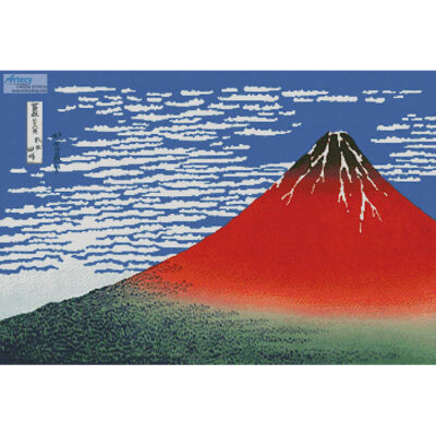 Mount Fuji in Clear Weather (Large) (Katsushika Hokusai)
