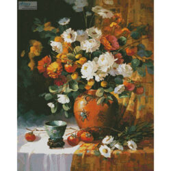 Mums and Persimmons (Maxine Johnston)