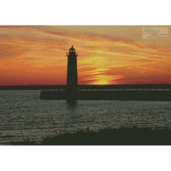 Muskegon Lighthouse at Sunset (JosephJohn - Pixabay)