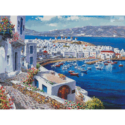 Mykonos Harbor (Sam Park/ Soho Editions /artlicensing)