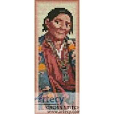 Navajo Indian Woman Bookmark