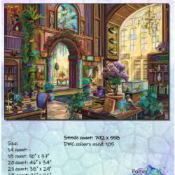 Botanical Gardens (Rose Cat Khan/PFC) - 25 count EC ready-to-ship kit (PDF included)