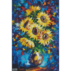 Night Sunflowers (Large) (Leonid Afremov)
