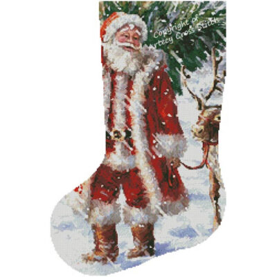North Pole Tree Stocking (Left) (Marcello Corti)
