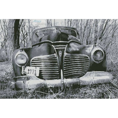 Old Car (Black and White) (H Newberry - Pixabay)