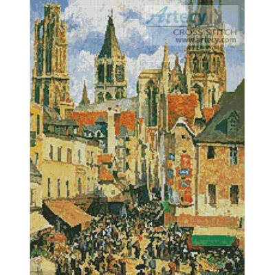 The Old Market at Rouen (Art Renewal Centre)