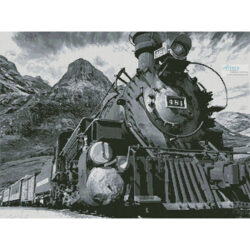 Old Train (Black and White) (Momentmal - Pixabay)