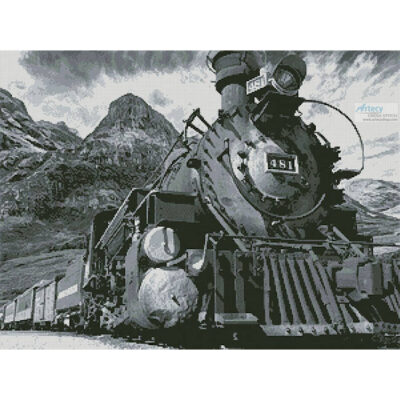 Old Train (Black and White) (Momentmal - Pixabay)