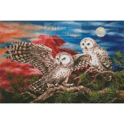 Pair of Owls (Kayomi Harai)