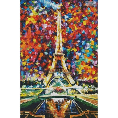 Paris of My Dreams (Large Crop) (Leonid Afremov)