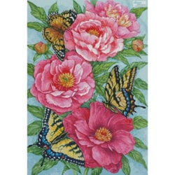Peonies and Butterflies (Lorraine Ryan)