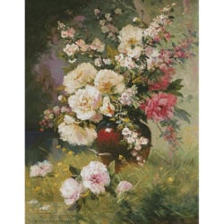 Peonies and Cerisiers (Rehs Galleries Inc)