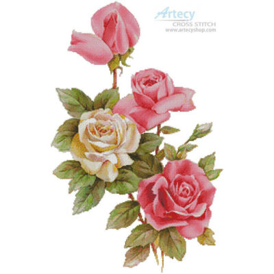 Pink and Yellow Roses 2 (Alfredo de la Montana)