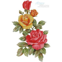 Pink and Yellow Roses (Alfredo de la Montana)