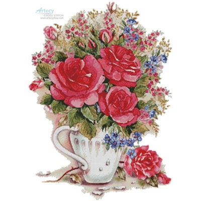 Pink Floral Arrangement (Menga/Arthousedesignimagebank)