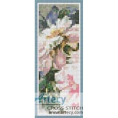 Pink Peonies Bookmark (Art Renewal Centre)