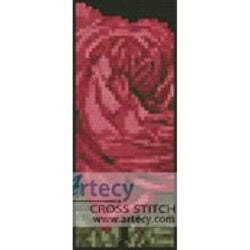 Pink Rose Bookmark 2