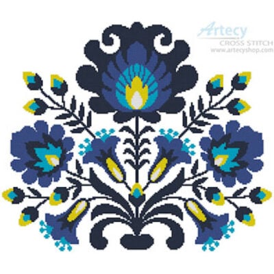 Polish Folk Art (Blue) (Ancymonic)