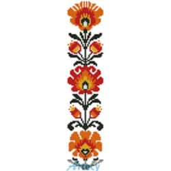 Polish Folk Art Bookmark 1 (Ancymonic)