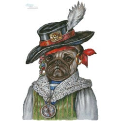 Pug Pirate (Maria Pishvanova)