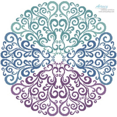 Purple Blue Green Circle (Olga Koztrina - Vectorstock)