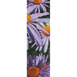 Purple Daisies Bookmark (Pixabay)