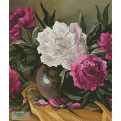 Purple Peonies (Crop) (Anca Bulgaru)