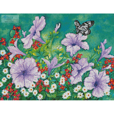 Purple Petunias (Val Stokes)