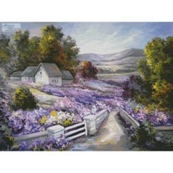 Purple Spring Landscape (Anca Bulgaru)