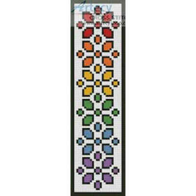 Rainbow Bookmark (Artecy Cross Stitch)
